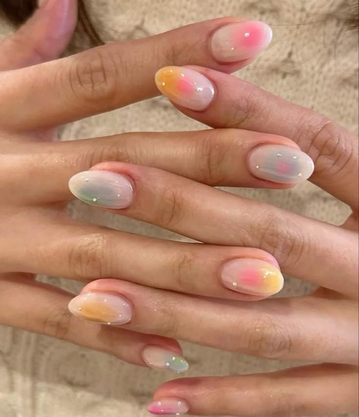 Spring Melt Nails - Playful, fun nail colors to celebrate the new season.