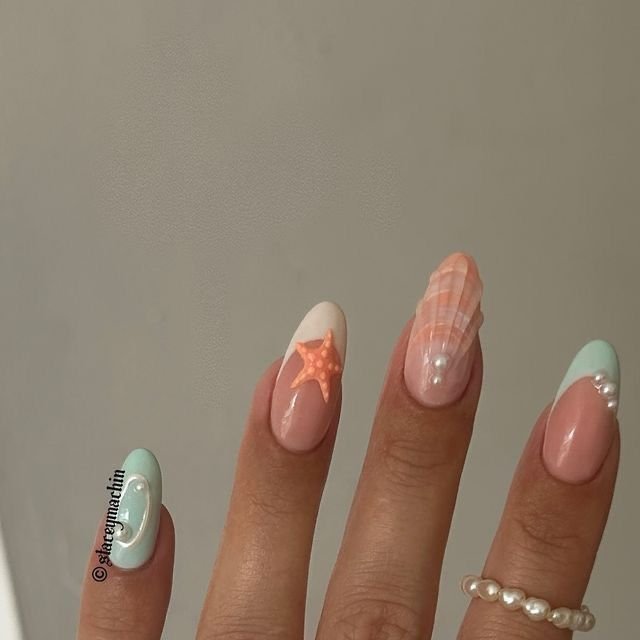 Seaside Escape Nails